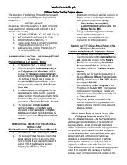 understanding  national service training program ra   hero