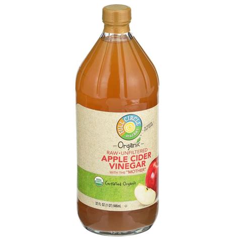 Full Circle Organic Raw Unfiltered Apple Cider Vinegar Hy Vee Aisles Online Grocery Shopping