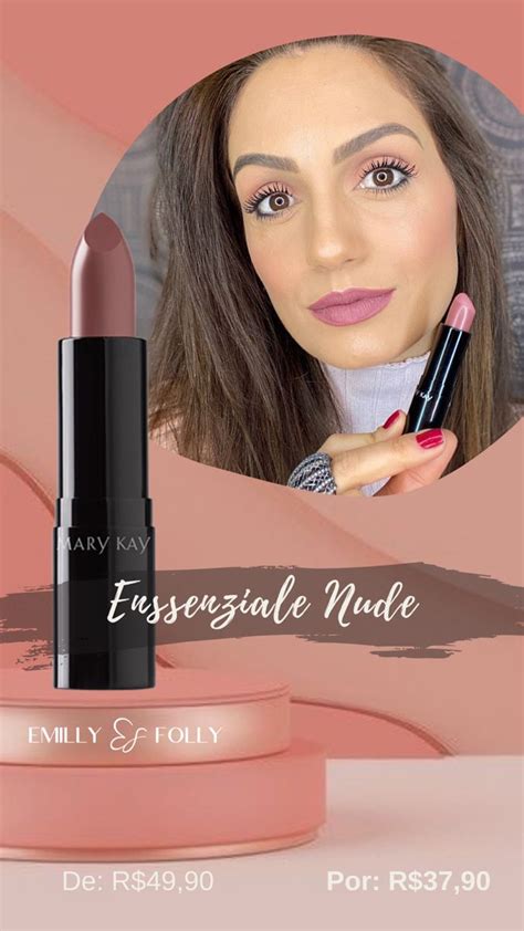 Batom Matte Essenziale Nude Mary Kay Produtos Mary Kay Mary Kay