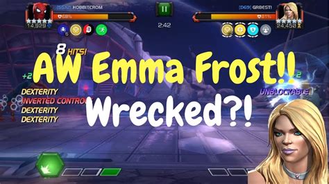 Aw Emma Frost And Stun Immune Mini Wasp Marvel Contest Of Champions Youtube