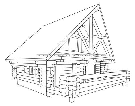 Wooden House Svg Wooden House Cut File Wooden House Dxf Etsy