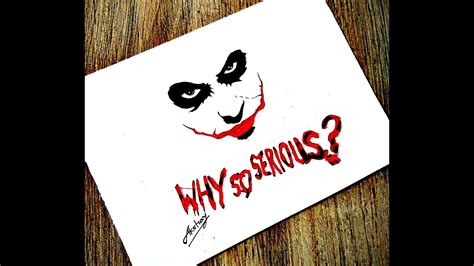 Why So Serious How To Draw The Joker Joker Silhouette Drawing