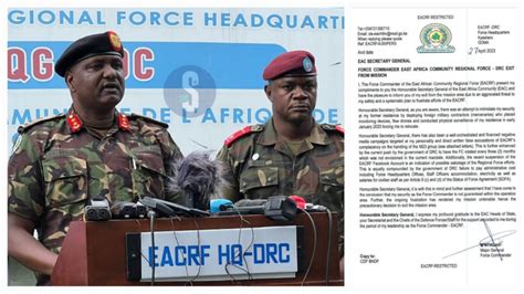 RDF M23 DRC BIHINDUYE ISURA UMUGABA MUKURU W INGABO ZA EAC AREGUYE