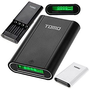 TOMO S4 M4 Smart Charger 5V 2A Power Bank Case 18650 Li Ion Battery