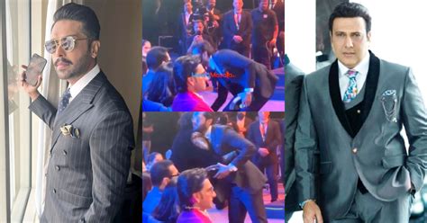 Fahad Mustafa Criticized For Touching Bollywood Star Govinda S Feet