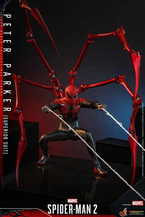 Hot Toys Peter Parker Superior Suit Sixth Scale Figure Spider Man