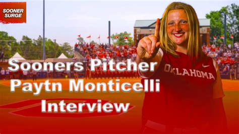 OU Softball Paytn Monticelli Joins The Sooner Surge YouTube