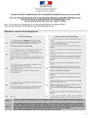 Fillable Online Fillable Online Attestation De Formation En Vue D Un