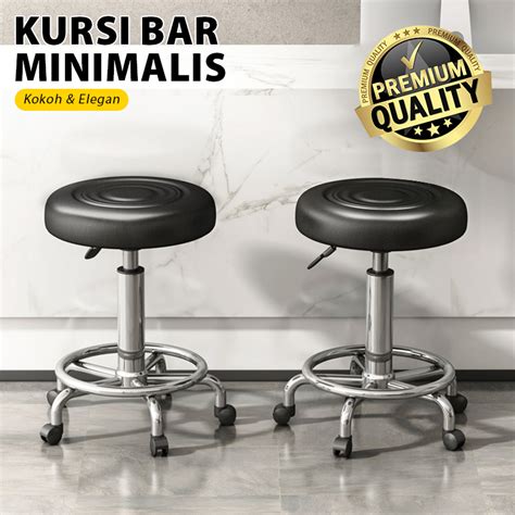 Jual Kursi Bar Hidrolik Beroda Kursi Salon Hidrolik Bulat Barstool