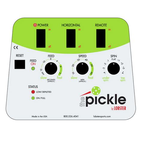 The Pickle by Lobster Pickleball Machine - Top Sports Tech