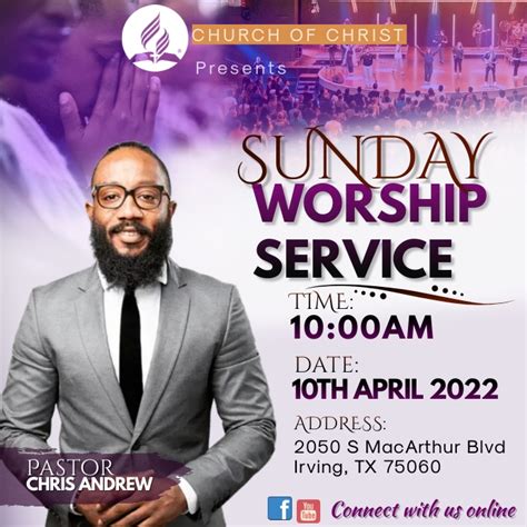 Sunday Service Template Postermywall