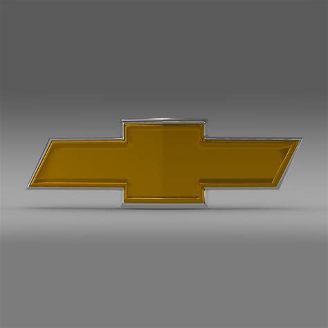 Chevrolet new logo 3D Model MAX OBJ 3DS FBX C4D LWO LW LWS | CGTrader.com