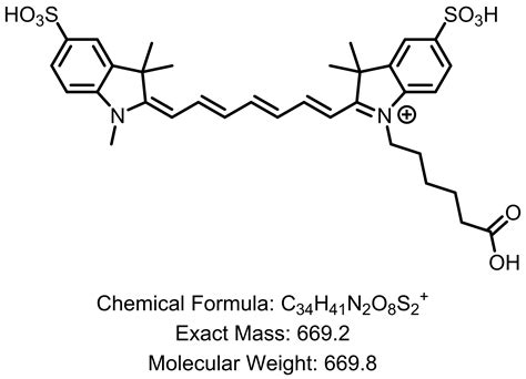 Sulfo Cyanine7 COOH高性能的荧光标记试剂