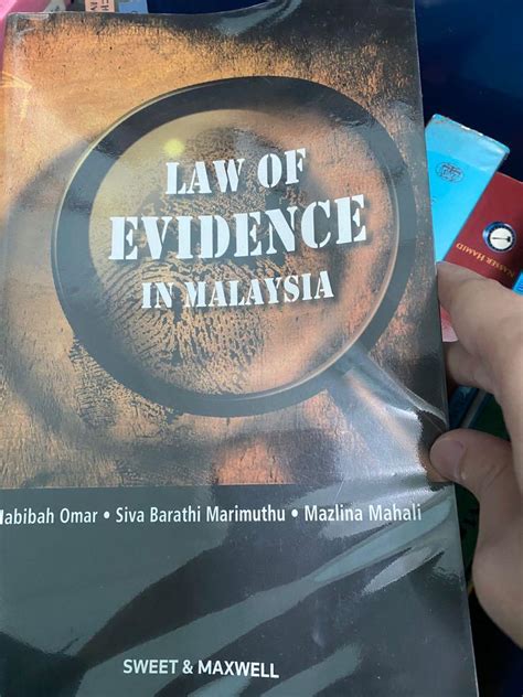 Law Of Evidence In Malaysia Hobbies Toys Books Magazines