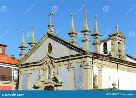 Igreja De SÃo Nicolau Porto Portugal Stock Photo Image of castelo