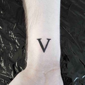 50 Letter V Tattoo Designs, Ideas and Templates - Tattoo Me Now