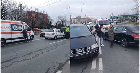 Accident pe Calea Aurel Vlaicu Un bărbat a fost transportat la spital