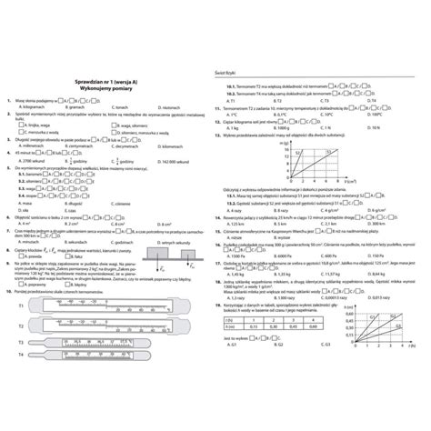 Sprawdzian Fizyka Klasa 7 Dział 3 Margaret Wiegel