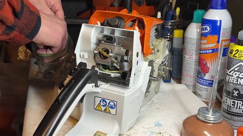 Part Stihl Magnum Rebuild Carburetor Installation Youtube