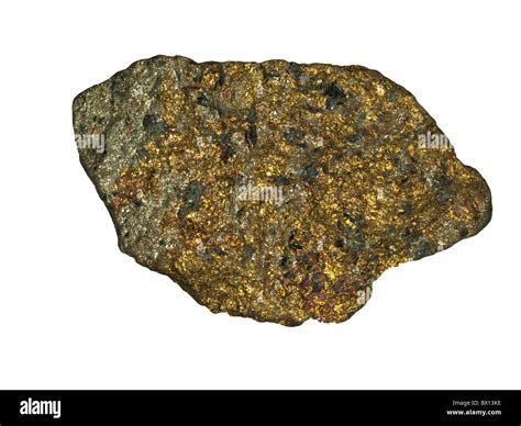 Chalcopyrite Copper Iron Pyrites Cufes2 Stock Photo Alamy