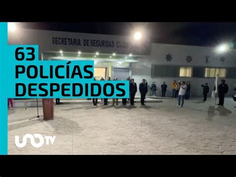 Despiden a policías municipales de Celaya quién quedará a cargo de la