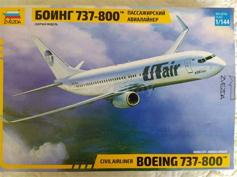 Сборная модель самолета Боинг 737-800 от Звезды в масштабе 1/144 с ...