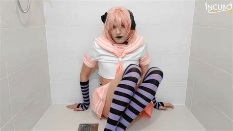 Leona In Astolfo Cosplay Mostra Il Suo Culo E Cavalca Un Dildo Anale Fino A Venire Xhamster