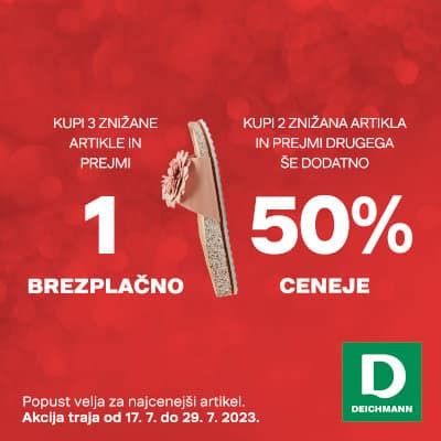 Deichmann ALEJA nakupovalno središče Ljubljana Šiška