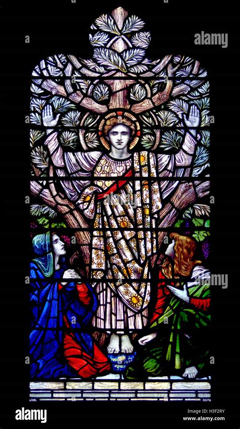 London England Uk Holy Trinity Church Sloane Street Stained Glass Window Sir William