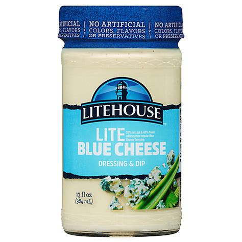 Litehouse Lite Blue Cheese Dressing And Dip 13 Fl Oz Blue Cheese