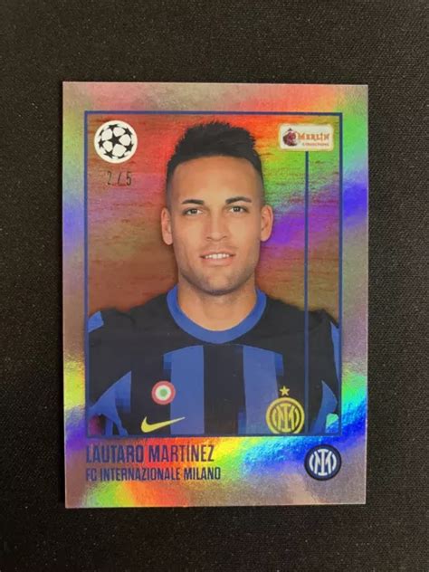 Topps Merlin Heritage Lautaro Martinez Red Inter Milan