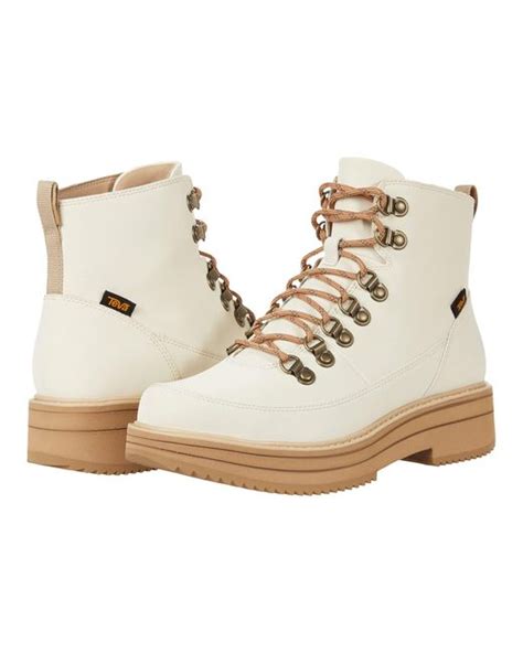 Teva Leather Midform Boot in Tan (Brown) - Lyst