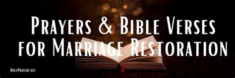 32 Righteous Prayers And Bible Verses For Marriage Restoration Holy Prayers