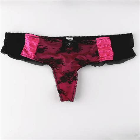 PCS Sexy Women Lace Thongs Low Rise G String Lady Tempting Pretty Girls Lingerie Bikini T Back