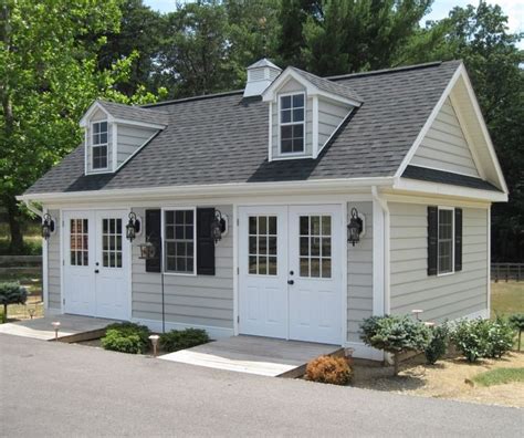 16x24 Custom Shed Deluxe His And Hers Hideaway Byler Barns Shed