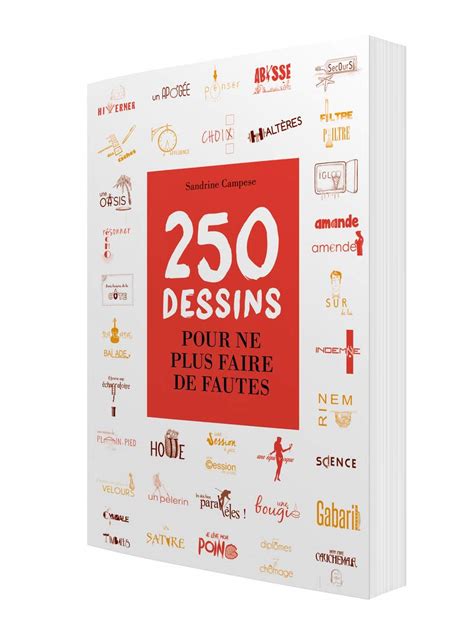 Amazon Fr 250 Dessins Pour Ne Plus Faire De Fautes Campese