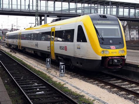 612 612 trägt die Farben von Baden-Württemberg DB Regio Alb-Bodensee in ...