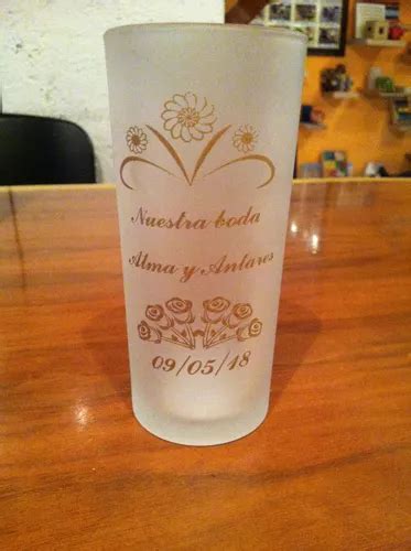 Vaso Personalizado Xv A Os Bodas Bautizos Satinados