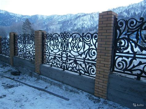 Резные заборы из металла (54 фото) » НА ДАЧЕ ФОТО