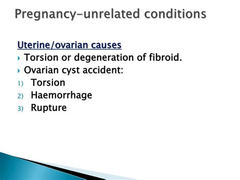 Acute Abdomen During Pregnancy Ppt