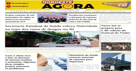 Confira A Edi O De N Mero Do Jornal Noroeste Agora Boa Leitura