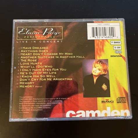 Elaine Paige - Performance (CD, 1997) – Retro Unit