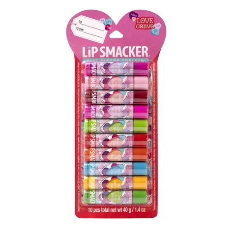 Lip Smacker Lip Makeup Party Pack Love Convo 10pc 14oz Lip