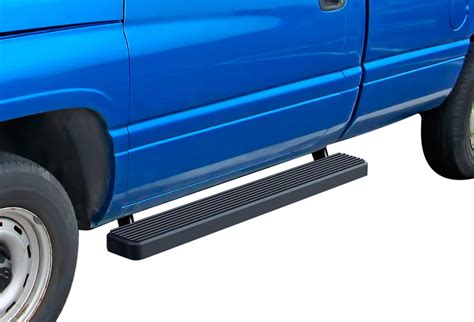 Aps Iboard Running Boards 5in Black Compatible With Dodge Ram 1500 1994