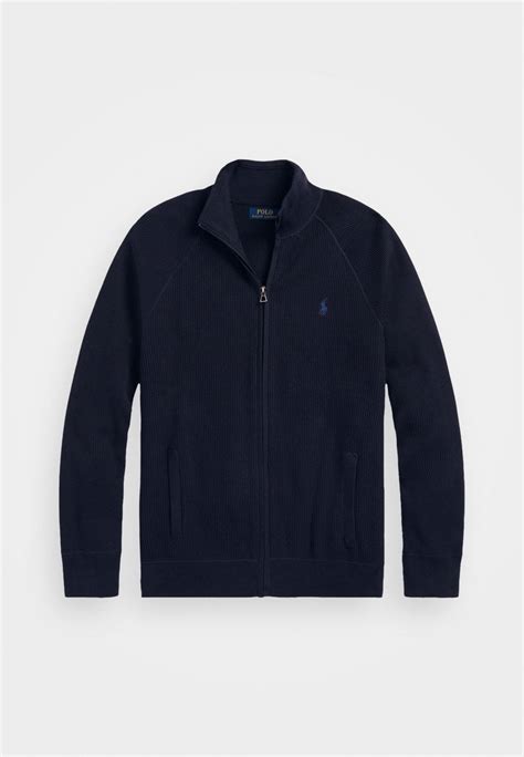 Polo Ralph Lauren Long Sleeve Full Zip Cardigan Navy Dark Blue