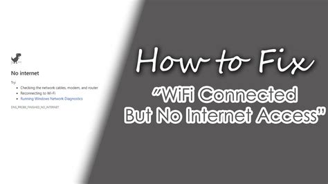 How To Fix Wifi Connected But No Internet Access Techiemates