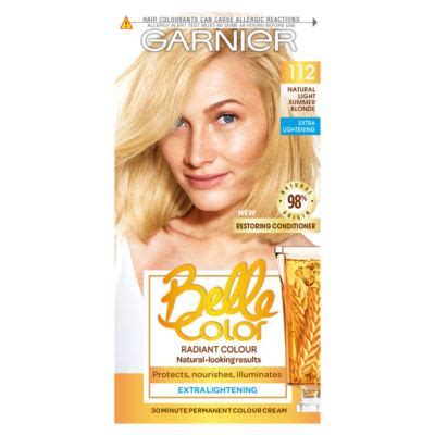 Garnier Belle Color 112 Light Summer Blonde Permanent Hair Dye