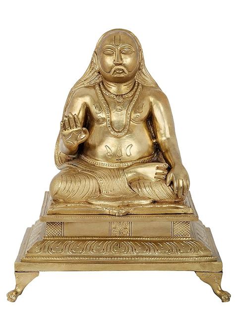 12 Shri Raghavendra Swami Bronze Sculpture Exotic India Art