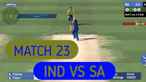 Epic Gamer Sachin Saga Cricket Champions Overs Match No Ind