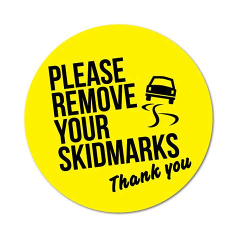 Remove Skidmarks Toilet Rules Sticker | Bathroom Stickers - Sticker ...